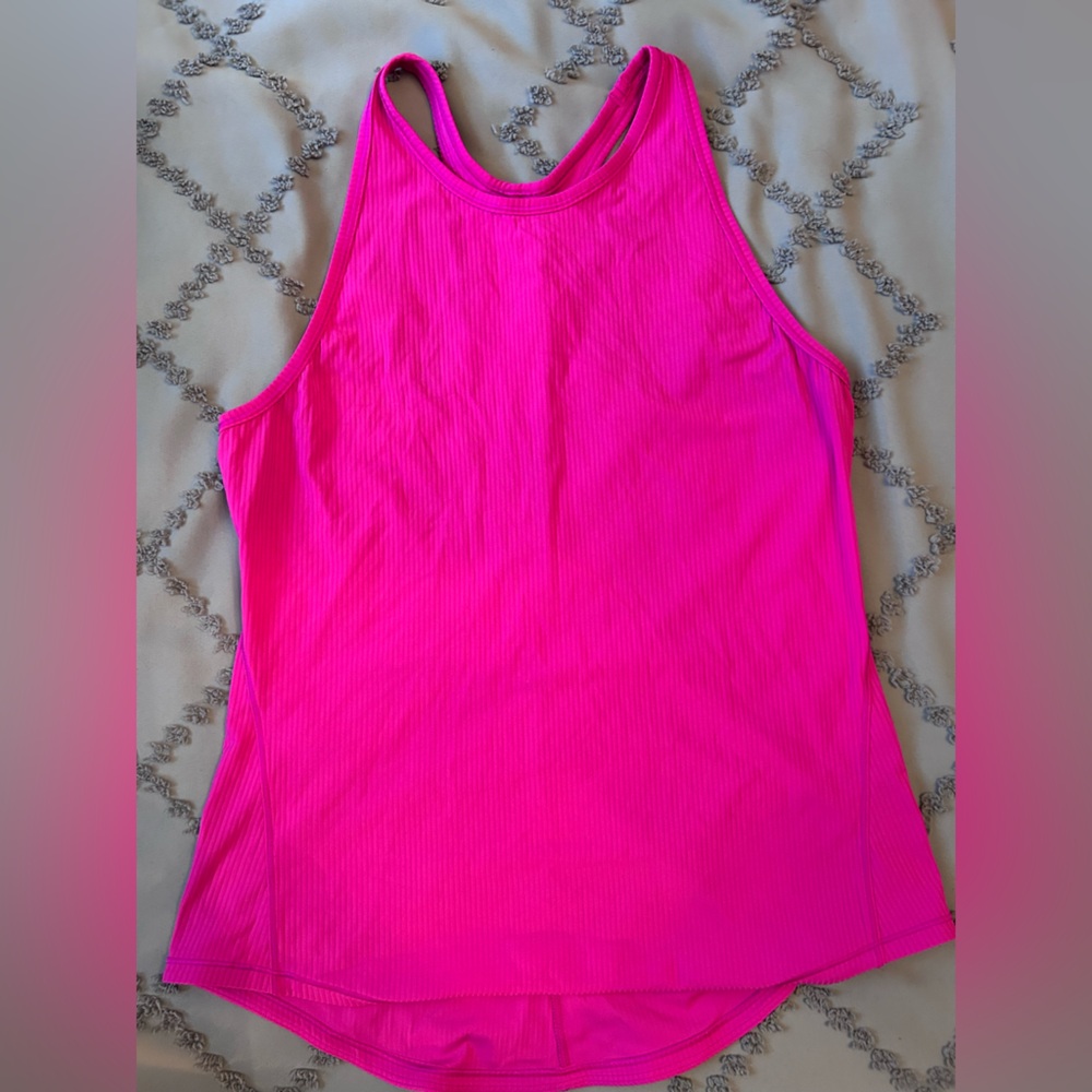 Lululemon Athletica Bright Pink Tank Top